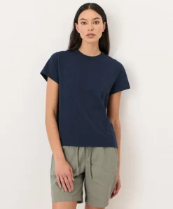 Women Pact Organic Soft-Slub Essential Crewneck Tee