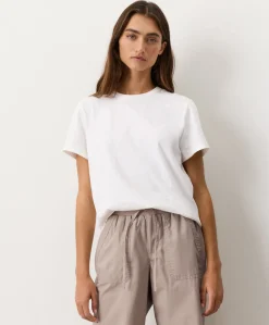Women Pact Organic Soft-Slub Essential Crewneck Tee