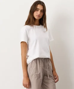Women Pact Organic Soft-Slub Essential Crewneck Tee