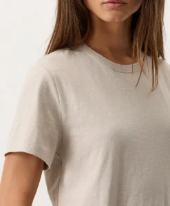 Women Pact Organic Soft-Slub Essential Crewneck Tee
