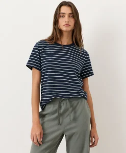 Women Pact Organic Soft-Slub Essential Crewneck Tee