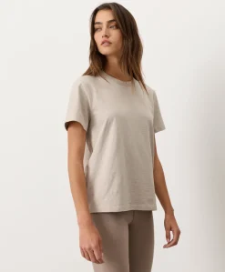 Women Pact Organic Soft-Slub Essential Crewneck Tee