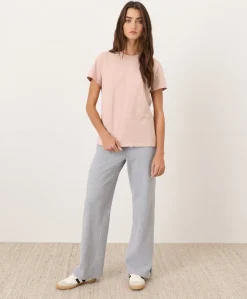 Women Pact Organic Soft-Slub Essential Crewneck Tee