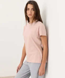Women Pact Organic Soft-Slub Essential Crewneck Tee
