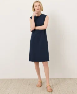 Women Pact Organic Soft-Slub Essential Easy Muscle Tee Dress
