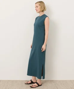 Women Pact Organic Soft-Slub Essential Easy Muscle Tee Maxi Dress