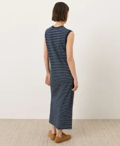Women Pact Organic Soft-Slub Essential Easy Muscle Tee Maxi Dress