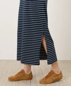 Women Pact Organic Soft-Slub Essential Easy Muscle Tee Maxi Dress