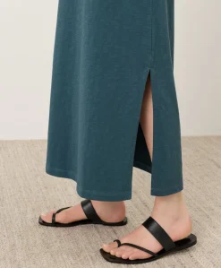 Women Pact Organic Soft-Slub Essential Easy Muscle Tee Maxi Dress