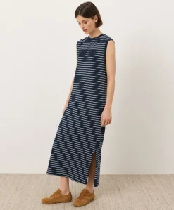 Women Pact Organic Soft-Slub Essential Easy Muscle Tee Maxi Dress
