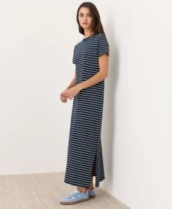 Women Pact Organic Soft-Slub Essential Easy Tee Maxi Dress