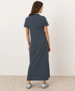 Women Pact Organic Soft-Slub Essential Easy Tee Maxi Dress