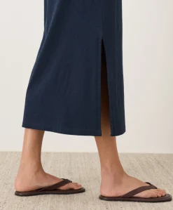 Women Pact Organic Soft-Slub Essential Easy Tee Maxi Dress