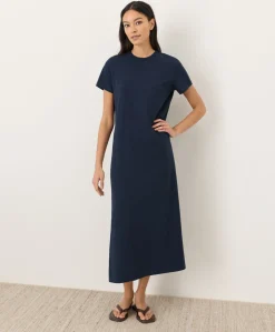 Women Pact Organic Soft-Slub Essential Easy Tee Maxi Dress