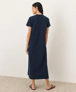 Women Pact Organic Soft-Slub Essential Easy Tee Maxi Dress