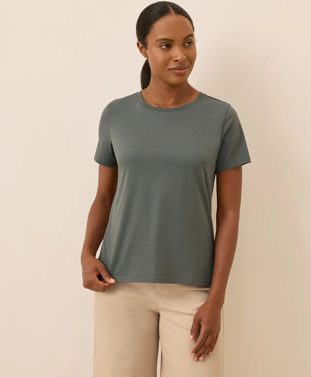 Women Pact Organic Softspun Crew Neck Tee