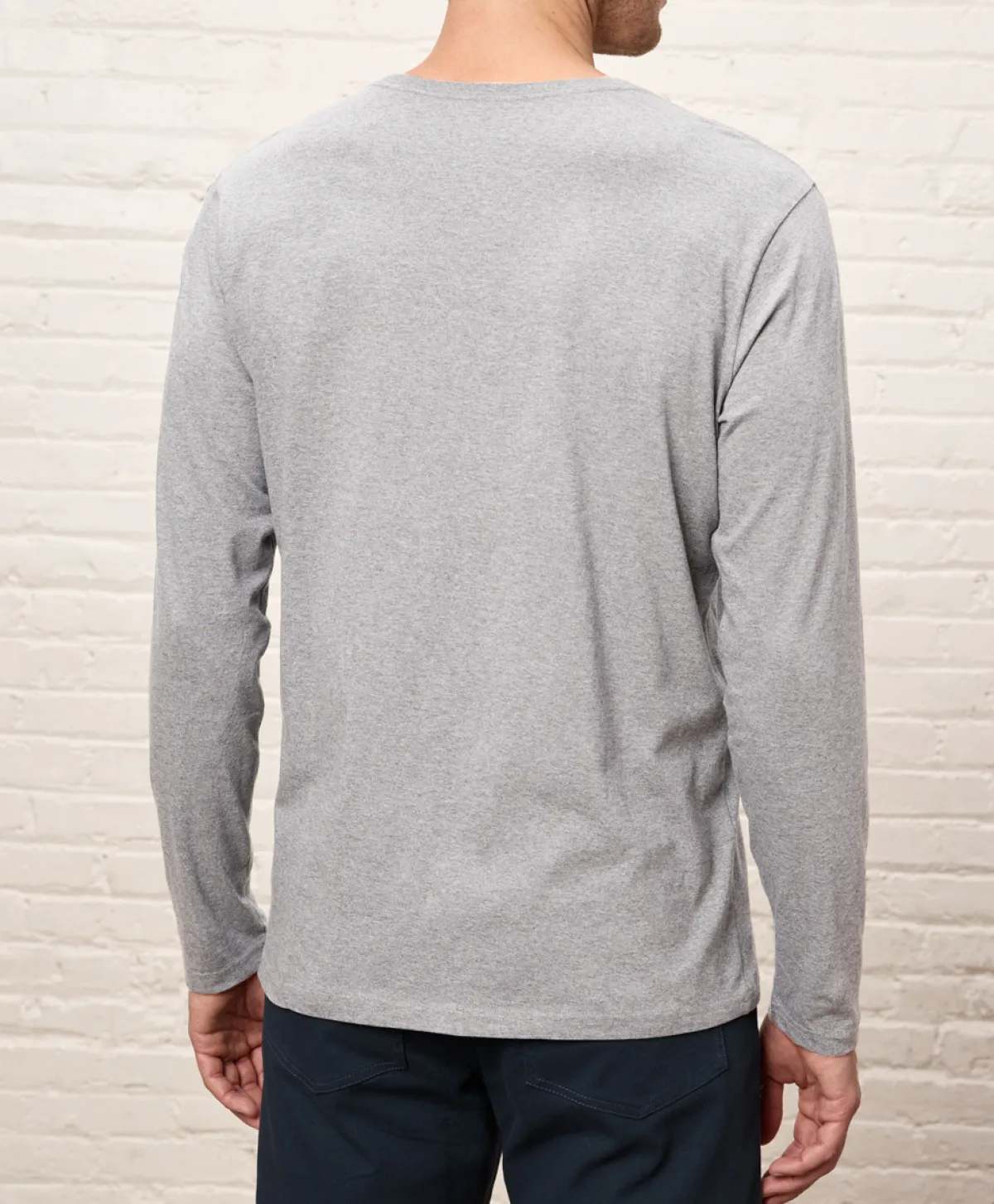 Pact Organic Softspun Essential Crewneck Long Sleeve Tee
