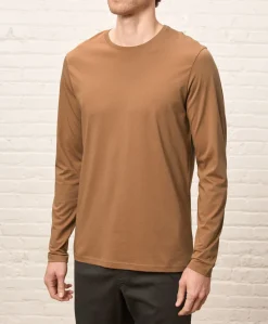 Pact Organic Softspun Essential Crewneck Long Sleeve Tee