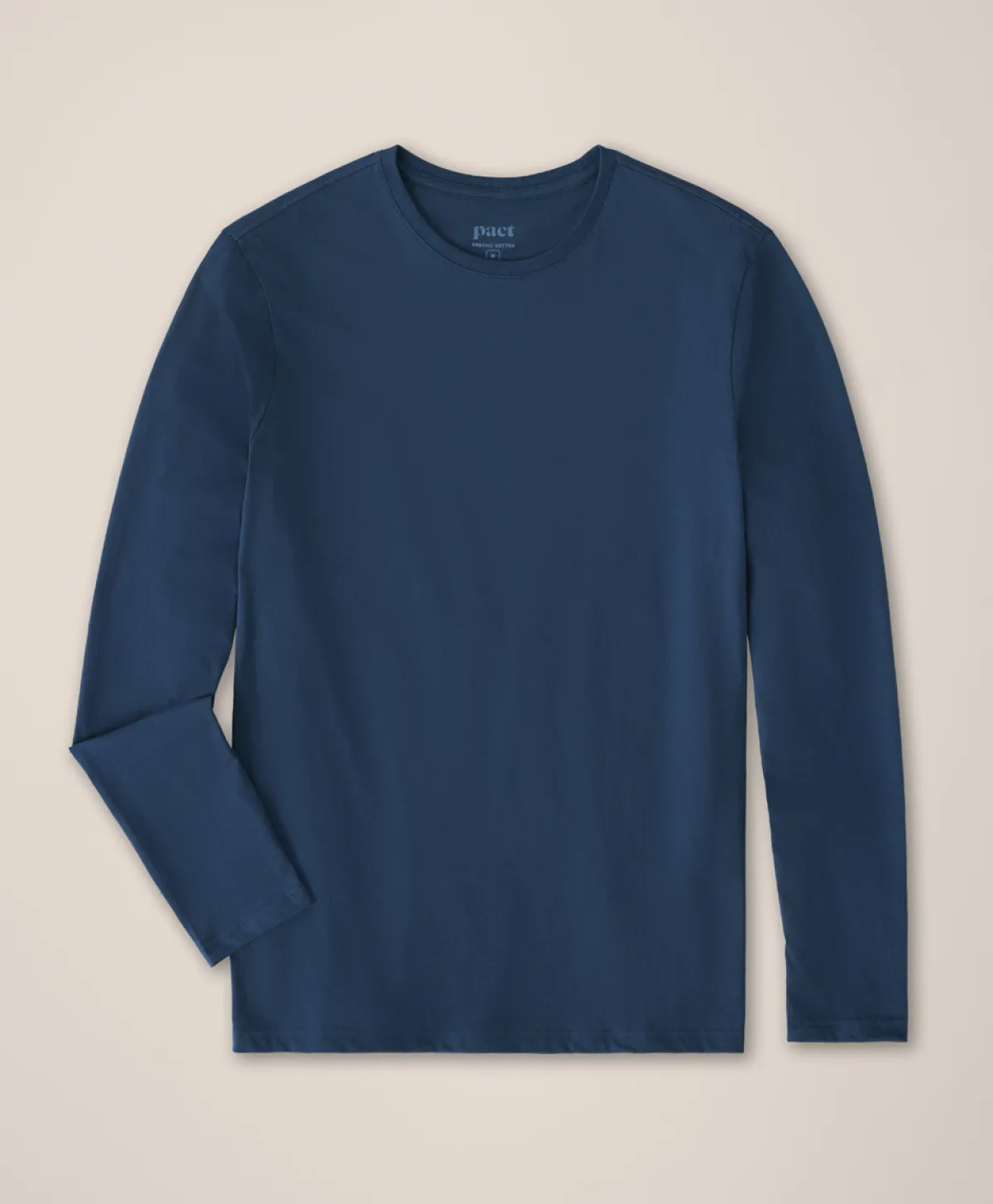 Pact Organic Softspun Essential Crewneck Long Sleeve Tee