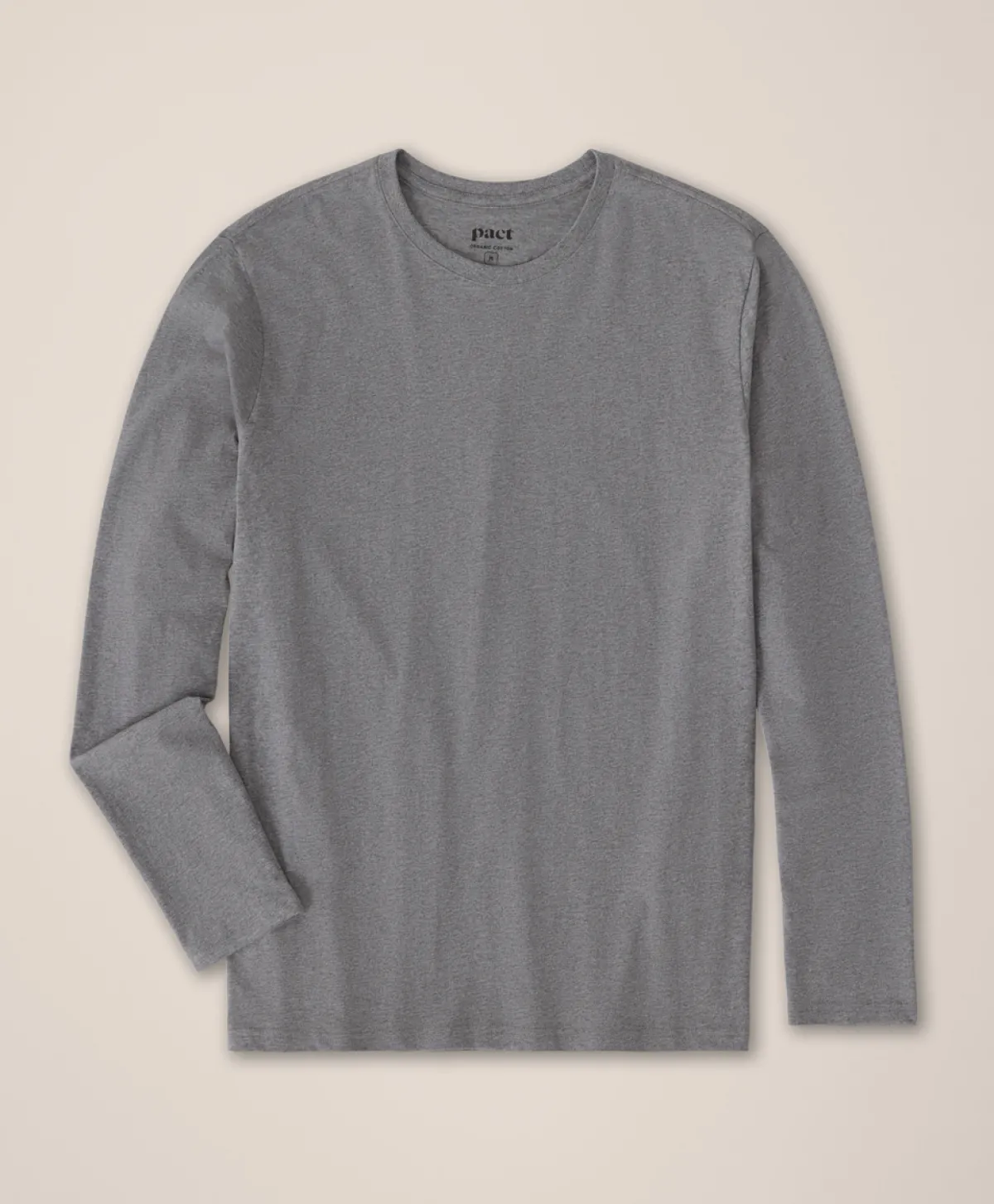 Pact Organic Softspun Essential Crewneck Long Sleeve Tee