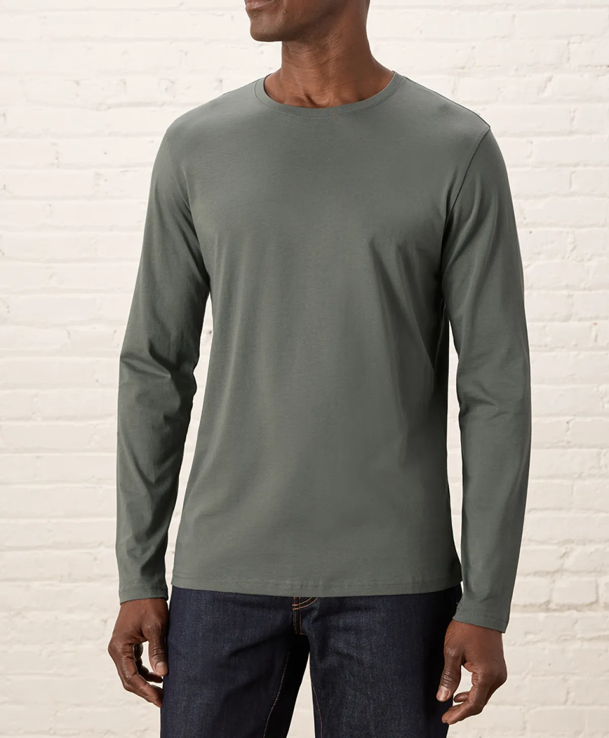 Pact Organic Softspun Essential Crewneck Long Sleeve Tee