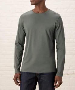Pact Organic Softspun Essential Crewneck Long Sleeve Tee