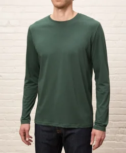 Pact Organic Softspun Essential Crewneck Long Sleeve Tee