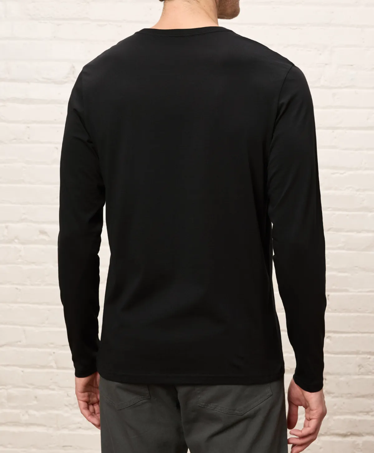 Pact Organic Softspun Essential Crewneck Long Sleeve Tee