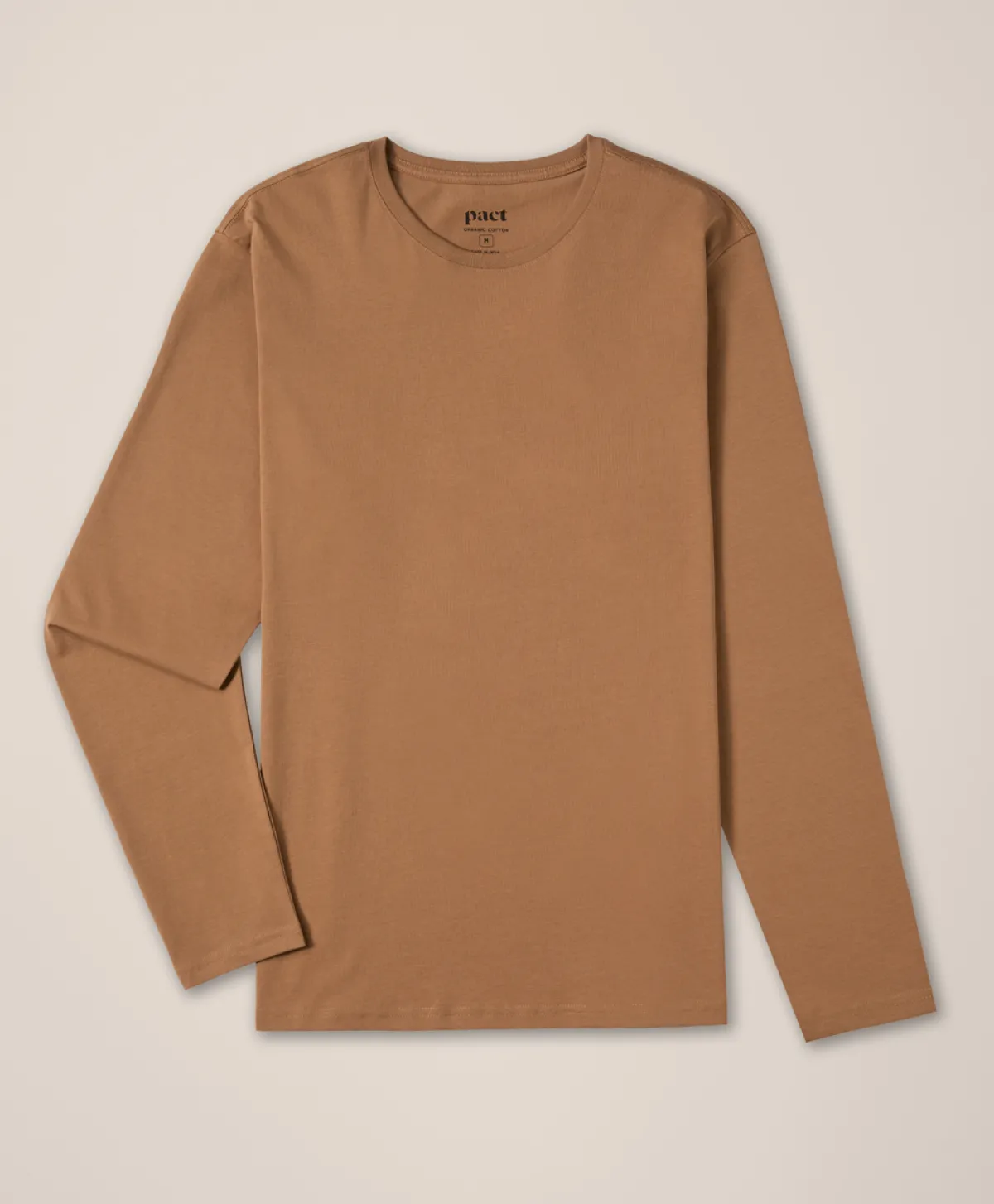 Pact Organic Softspun Essential Crewneck Long Sleeve Tee