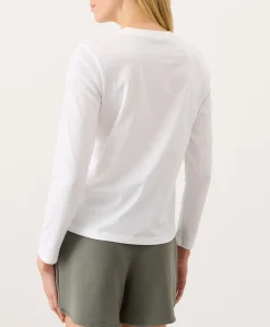 Women Pact Organic Softspun Essential Crewneck Long Sleeve Tee