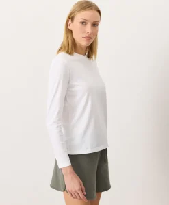 Women Pact Organic Softspun Essential Crewneck Long Sleeve Tee