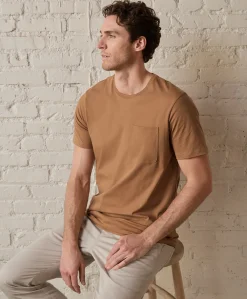 Pact Organic Softspun Essential Pocket Crew Tee