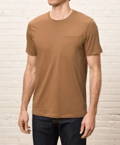 Pact Organic Softspun Essential Pocket Crew Tee