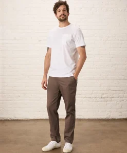 Pact Organic Softspun Essential Pocket Crew Tee