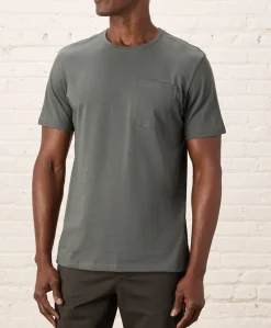 Pact Organic Softspun Essential Pocket Crew Tee