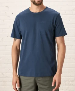 Pact Organic Softspun Essential Pocket Crew Tee