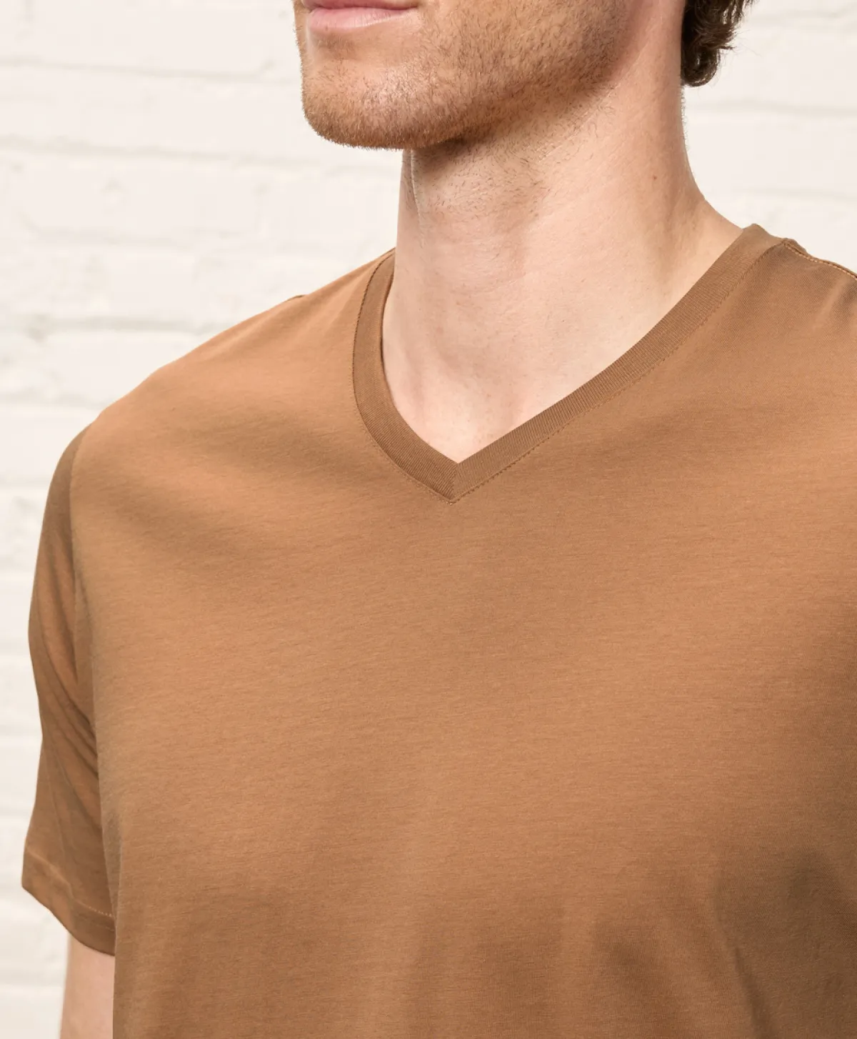 Pact Organic Softspun Essential V-Neck Tee