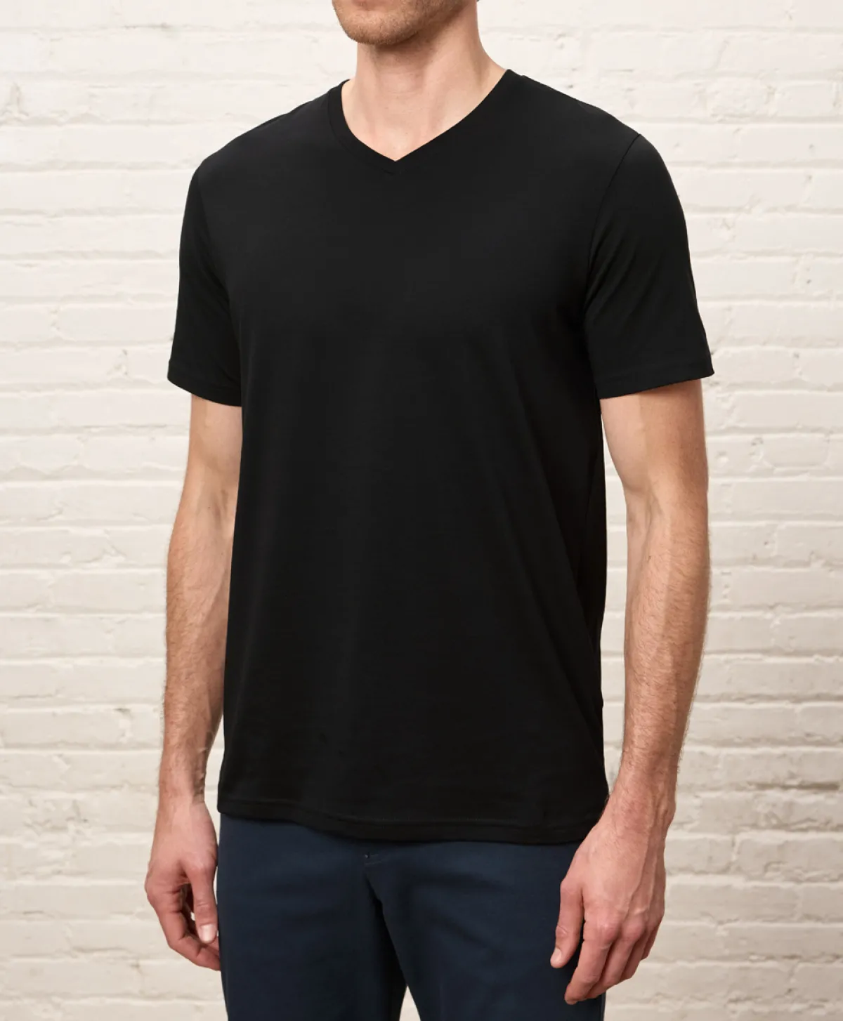 Pact Organic Softspun Essential V-Neck Tee