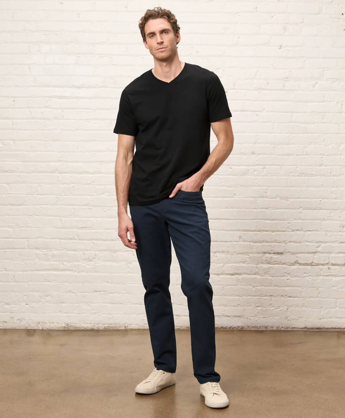Pact Organic Softspun Essential V-Neck Tee