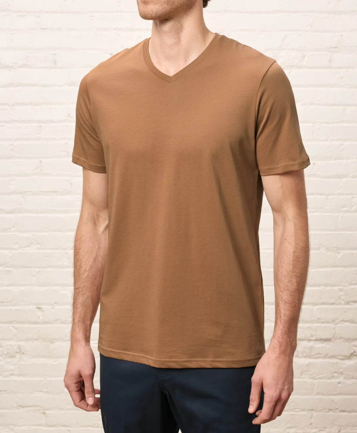 Pact Organic Softspun Essential V-Neck Tee