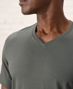 Pact Organic Softspun Essential V-Neck Tee