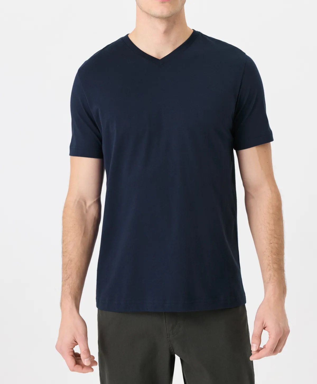 Pact Organic Softspun Essential V-Neck Tee