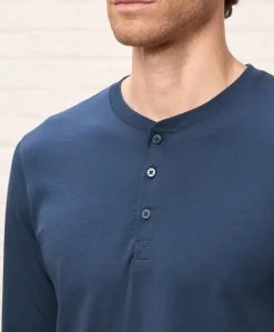 Pact Organic Softspun Long Sleeve Henley