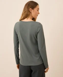 Women Pact Organic Softspun Long Sleeve Scoop Neck Tee