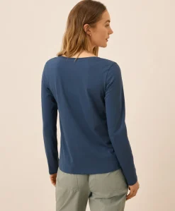 Women Pact Organic Softspun Long Sleeve Scoop Neck Tee