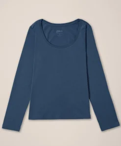 Women Pact Organic Softspun Long Sleeve Scoop Neck Tee