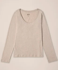 Women Pact Organic Softspun Long Sleeve Scoop Neck Tee