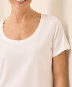 Women Pact Organic Softspun Scoop Neck Tee