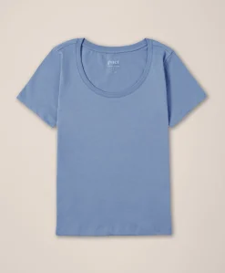 Women Pact Organic Softspun Scoop Neck Tee