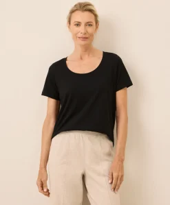 Women Pact Organic Softspun Scoop Neck Tee